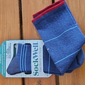 Sockwell  Graduduated Compression Socks L - XL Circulatory Merino Wool Bamboo